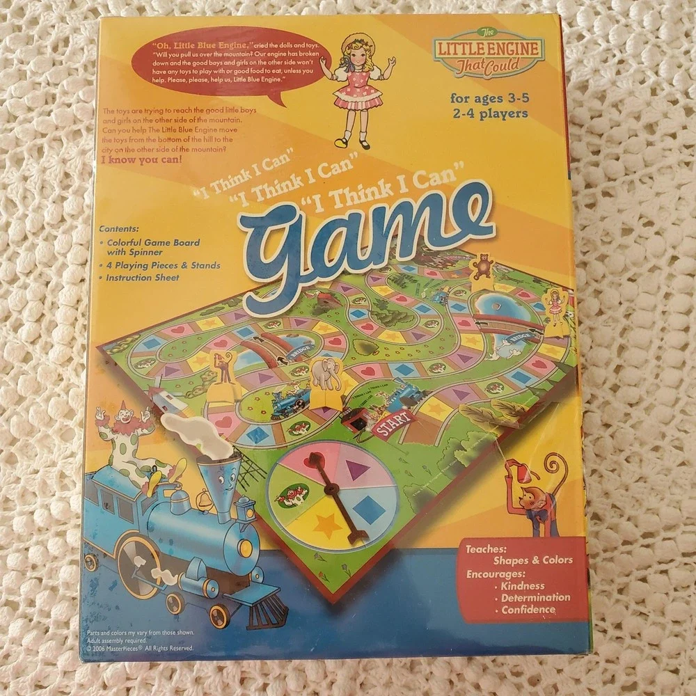 VTG Little Engine That Could Game MasterPieces‎ Board Game Ages 3-5 2-4 Players